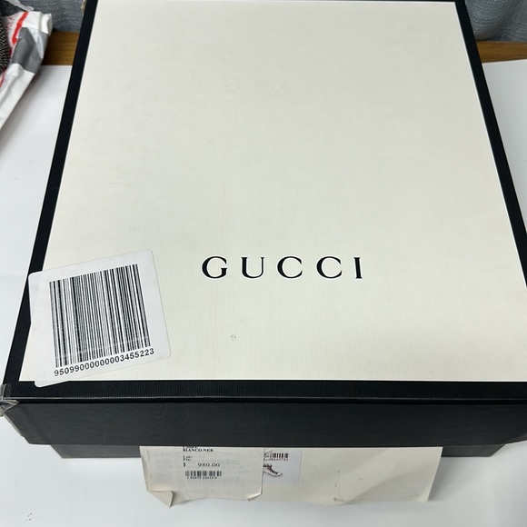 GUCCI AUTHENTIC COMBAT TWEED ANKLE BOOTS 34.5 NIB - Picture 6 of 7